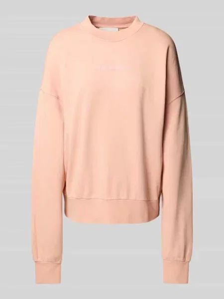 Bluza o kroju oversized z nadrukiem z logo model ‘ALIZAA’ Armedangels