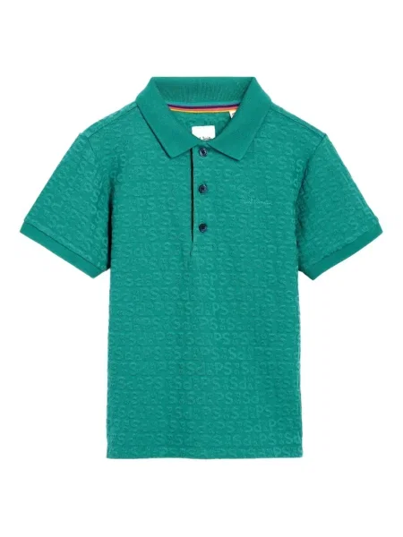 Koszulka polo dziecięca Paul Smith zielona