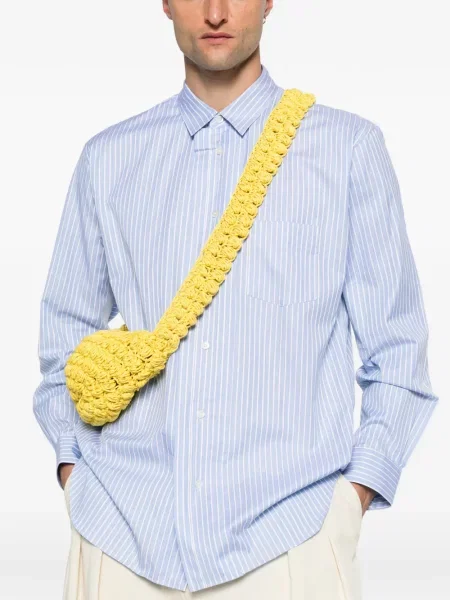 Cămașă Comme Des Garçons Shirt cu dungi albastru