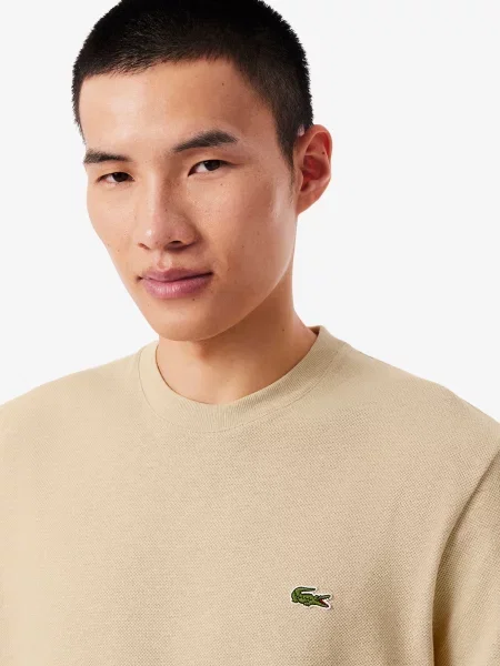 Футболка Lacoste бежевая