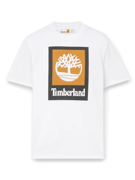 TIMBERLAND Tricou maro pueblo / negru alb