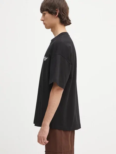 Tričko Carhartt Wip s aplikacemi bílé