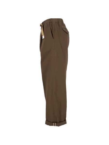 Cu centură pantaloni White Sand alb