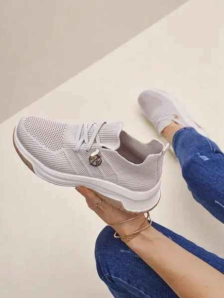 Teniși Resti slip-on alb