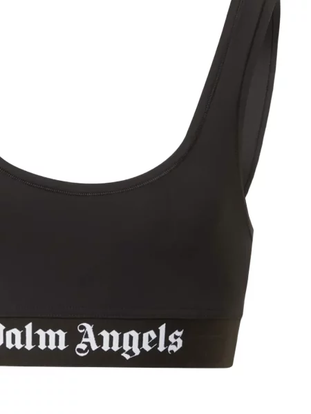 Melltartó Palm Angels autogrammal fekete