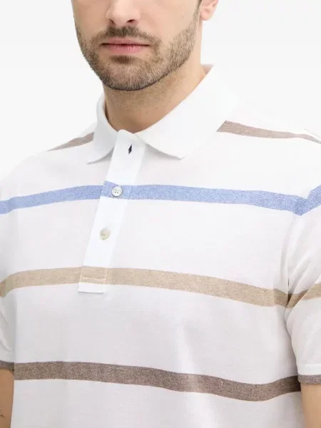 Polo Paul & Shark cu dungi alb