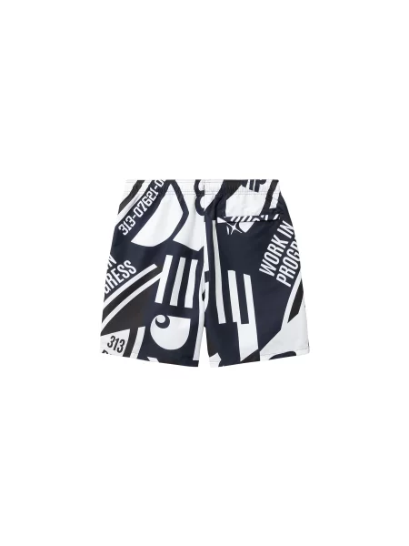 Carhartt WIP Island Swim Trunks Mężczyźni Szorty Carhartt WIP Wielobarwny Size: XL białe