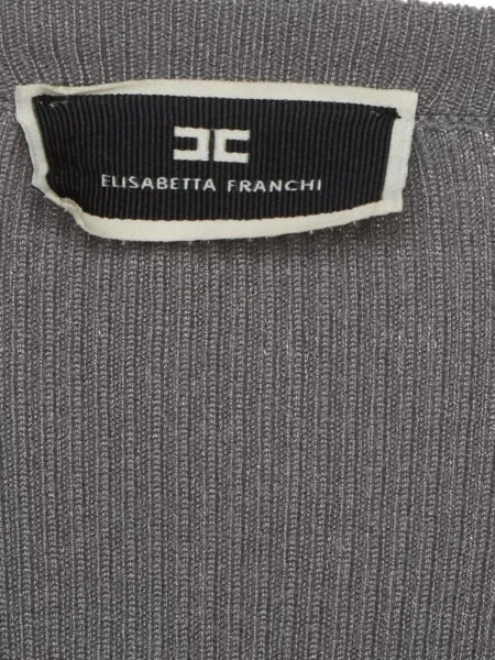 Top Elisabetta Franchi tricotate gri