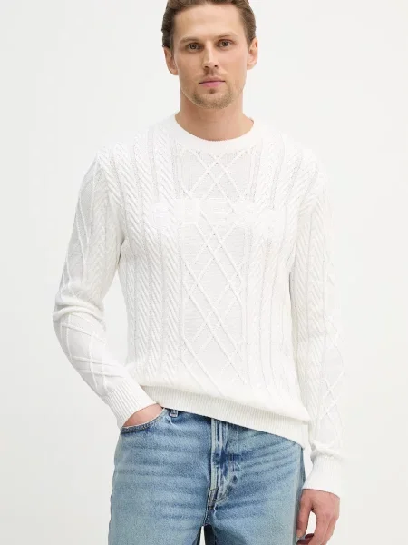 Guess pulover KONRAD alb