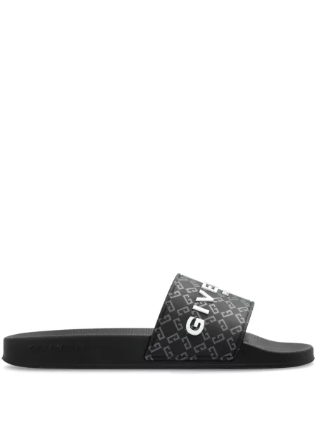 Παντοφλες Givenchy με αυτόγραφο μαύρο