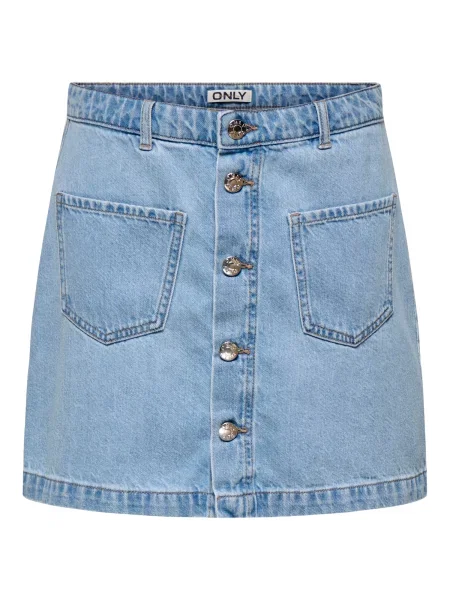 ONLY Fustă ONLMYRA denim albastru
