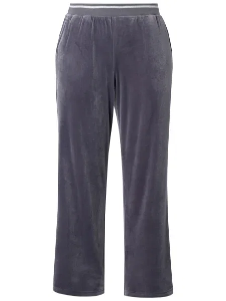 Ulla Popken Pantaloni de pijama închis gri