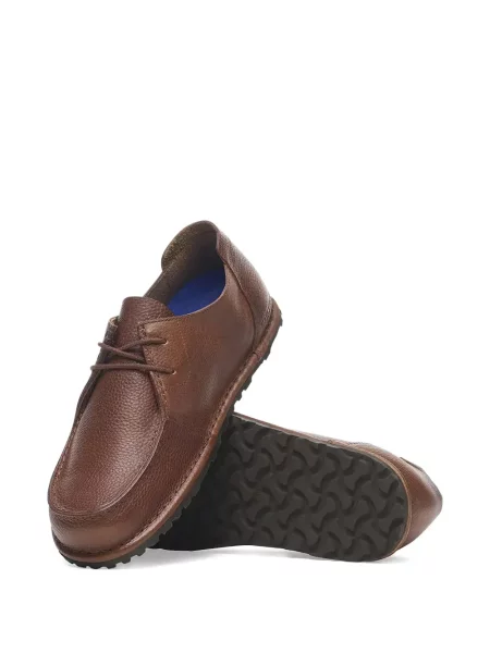 Botine Birkenstock din dantelă maro