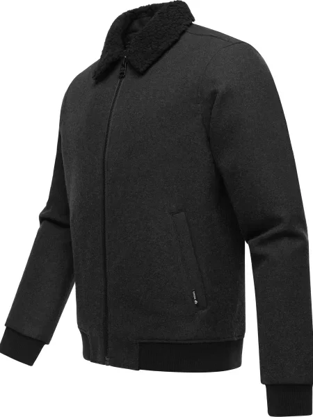 Ragwear Zimná bunda Sivval tmavosivá