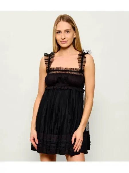 AllSaints De tul rochie ANGELA negru