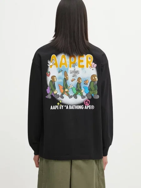 Tricou mânecă lungă Aape negru