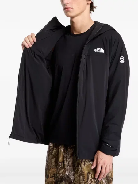 Geacă The North Face cu glugă negru