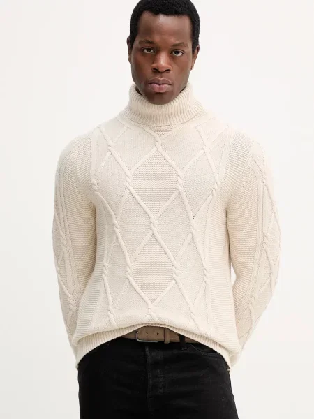 Pulover Joop! de lână bej