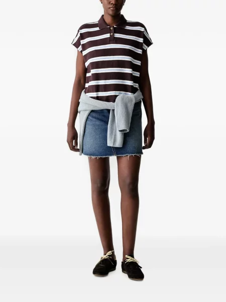 Scurt tricou polo Marc O'polo maro