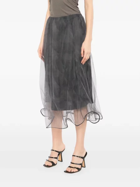 Fustă midi Jnby gri