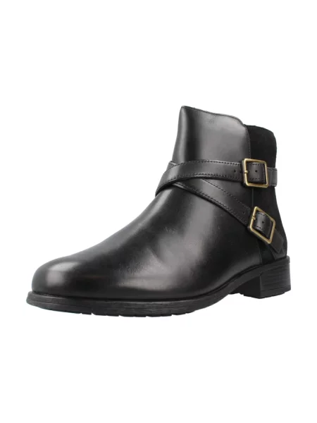 Botki Clarks skórzane czarne