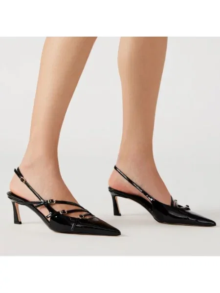 Czółenka Steve Madden ze szpiczastym noskiem czarna
