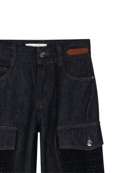 Jeansy dziecięce Lanvin Enfant niebieskie