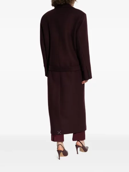 Palton The Attico de lână roșu