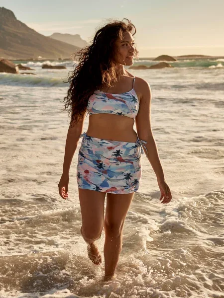 Atlantic spódnica surfingowa z nadrukiem Blue