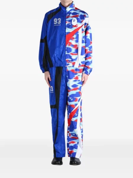 Geacă A Bathing Ape® cu imagine cu model camuflaj albastru
