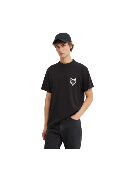 Naked Wolfe t-shirt z nadrukiem classic.tee czarny