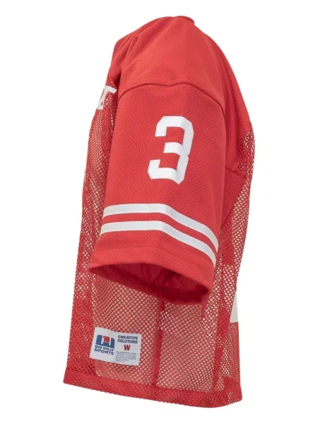 Fotbal košile Willy Chavarria s výstřihem do v jersey červená