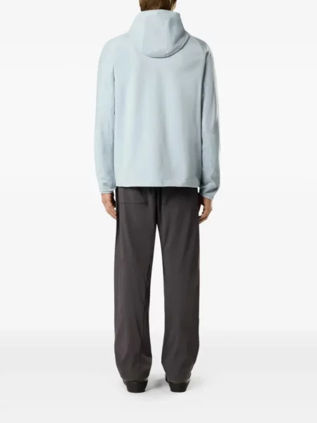 Hanorac cu glugă Stone Island cu strasuri albastru