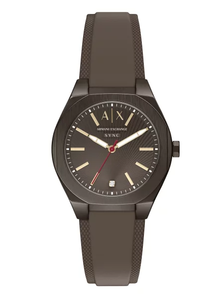 ARMANI EXCHANGE Analogové hodinky SYNC' hnědá