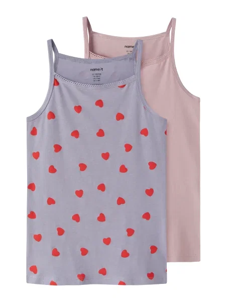 NAME IT Maiou mov liliachiu / mov pastel roșu