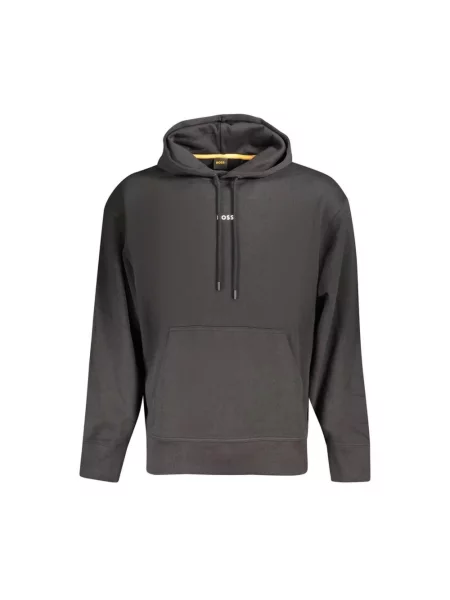 Bluza z kapturem Boss czarna