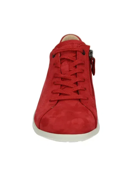 Sneakersy Hartjes z nubuku czerwone