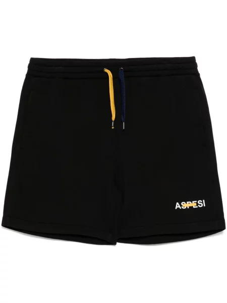 Pantaloni scurți Aspesi negru