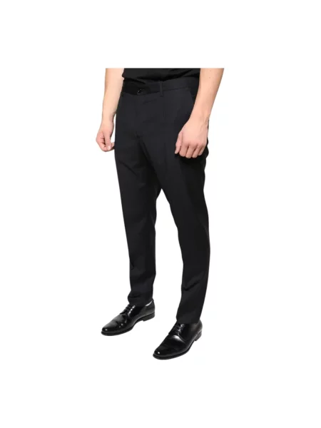Spodnie Dolce And Gabbana wełniane czarne