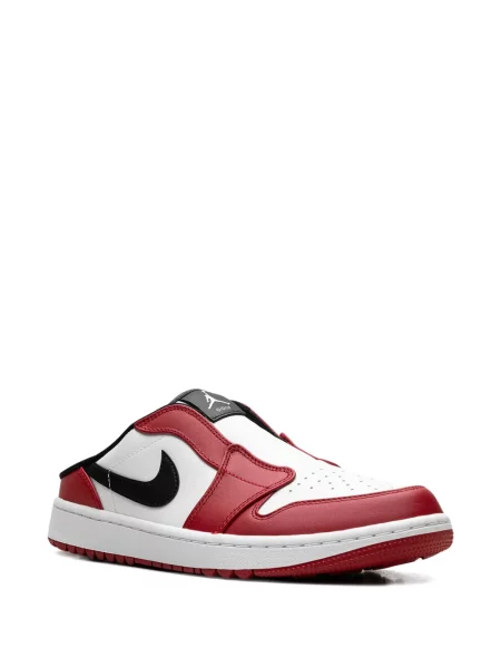 Golf papuci tip mules Jordan alb