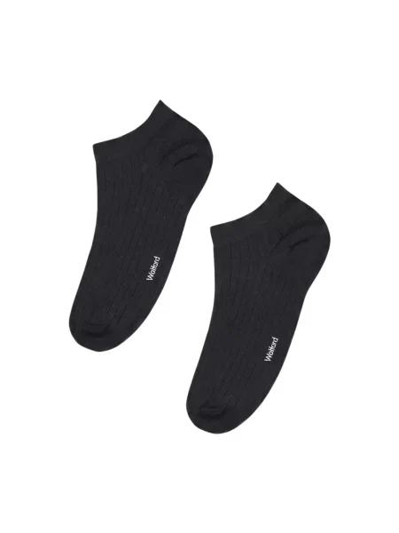 Lniane skarpety Wolford czarne