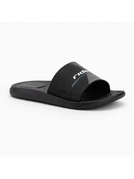 Papuci pentru copii RIDER Step Slide Kid black/grey/white alb