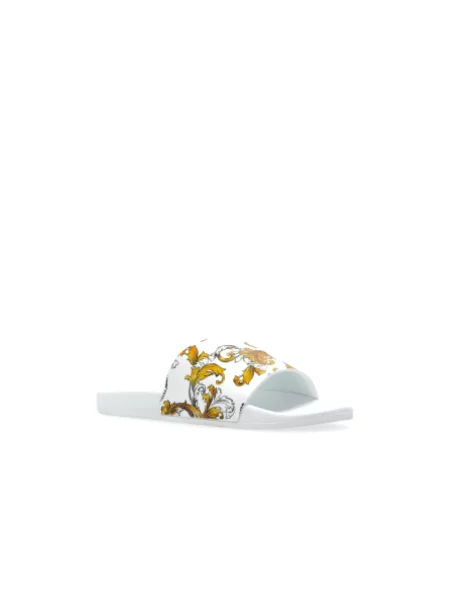 Klapki Versace Jeans Couture białe