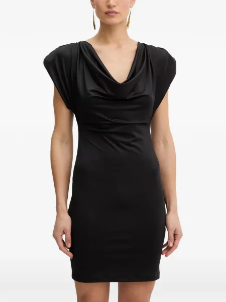 Rochie mini Fracomina drapată negru