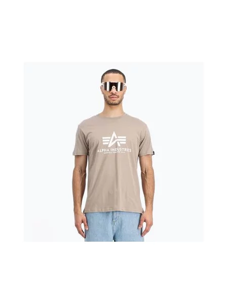 Футболка Alpha Industries Basic вінтажна пісочна бежева
