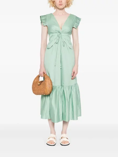 Rochie midi Farm Rio până la genunchi de costum verde