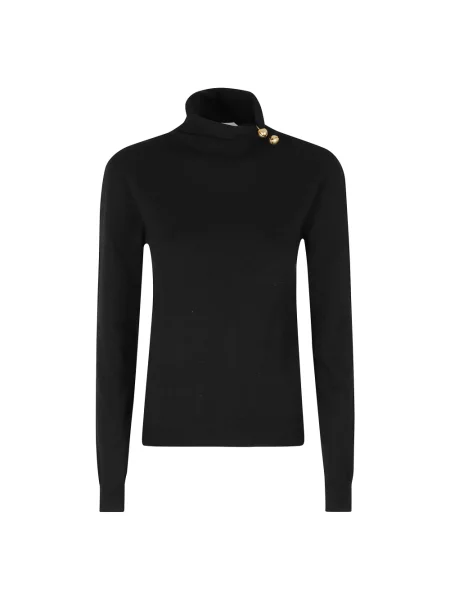 Sweter z golfem Alberta Ferretti do golfa czarny