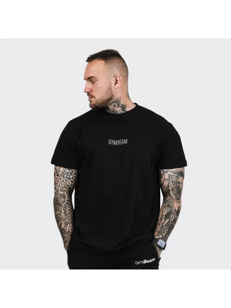 Koszulka fitness regular fit FIT czarna