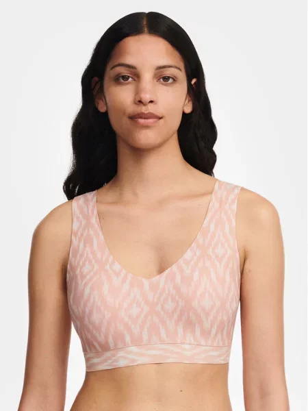 Chantelle Бюстгальтер-топ Soft Stretch Кольоровий рожевий