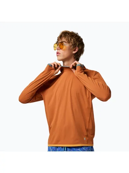 Мъжки суитшърт за трекинг Cotopaxi Sombra Sun Hoodie whiskey оранжево